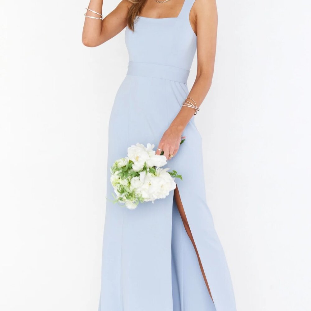 Show Me Your Mumu Paris Gown Steel Blue, Small